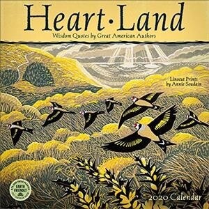 Heart Land 2020 Wall Calendar: Wisdom Quotes by Great American Authors (Wall)