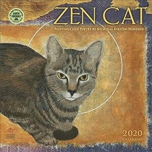 Zen Cat 2020 Wall Calendar: Paintings and Poetry by Nicholas Kirsten-Honshin (Wall)
