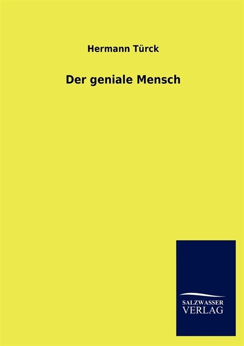 Der Geniale Mensch (Paperback)