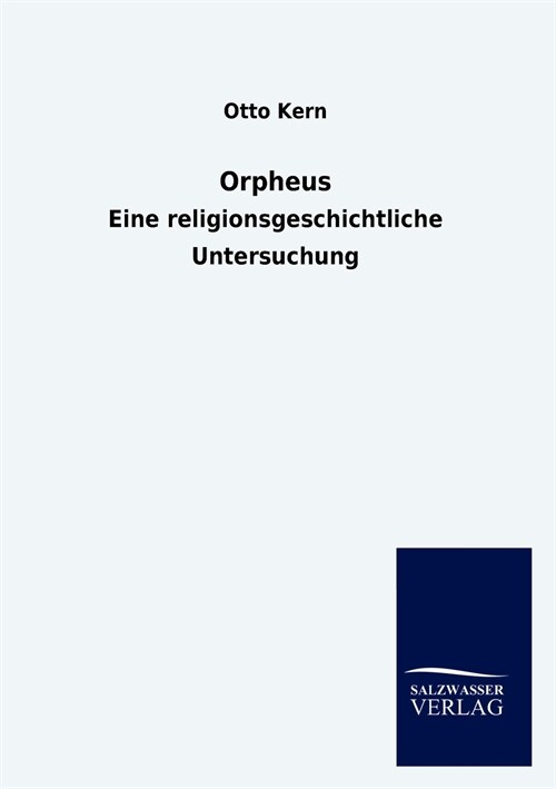 Orpheus (Paperback)