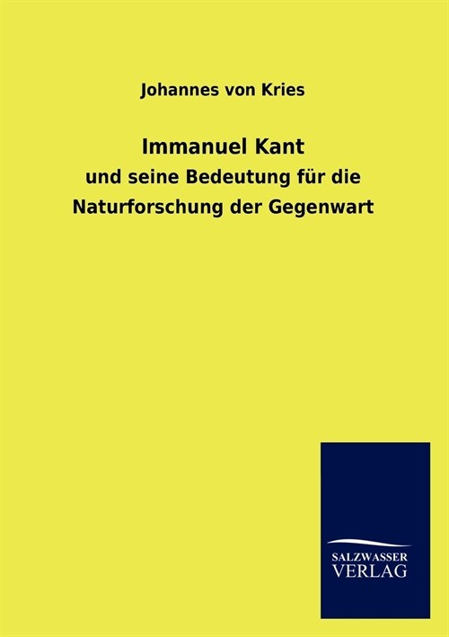 Immanuel Kant (Paperback)