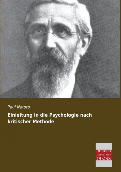 Einleitung in Die Psychologie Nach Kritischer Methode (Paperback)