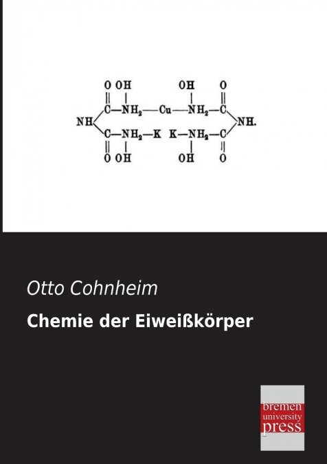 Chemie Der Eiweisskorper (Paperback)