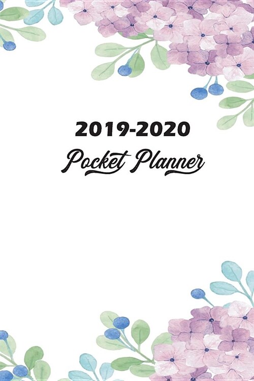 2019 - 2020 Pocket Planner: January 2019 -- December 2020 Monthly Planner (Paperback)