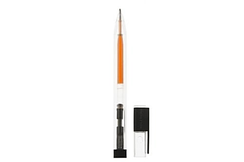 Moleskine Fluorescent Roller Pen, Transparent, Large Point (1.2 MM), Fluorescent Orange Ink (Other)