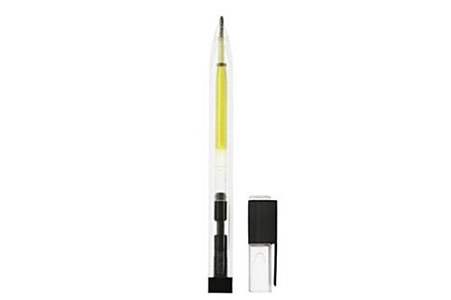 Moleskine Fluorescent Roller Pen, Transparent, Large Point (1.2 MM), Fluorescent Yellow Ink (Other)