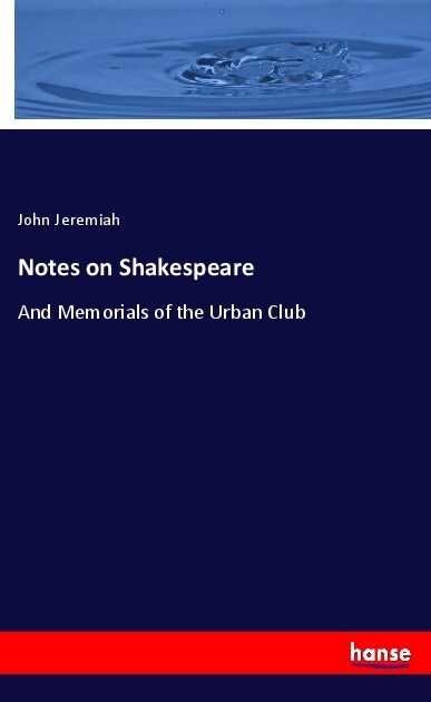 Notes on Shakespeare (Paperback)