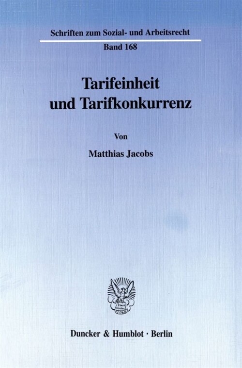 Tarifeinheit Und Tarifkonkurrenz (Paperback)