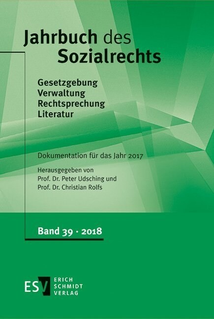 Jahrbuch des Sozialrechts Dokumentation fur das Jahr 2017 (Hardcover)