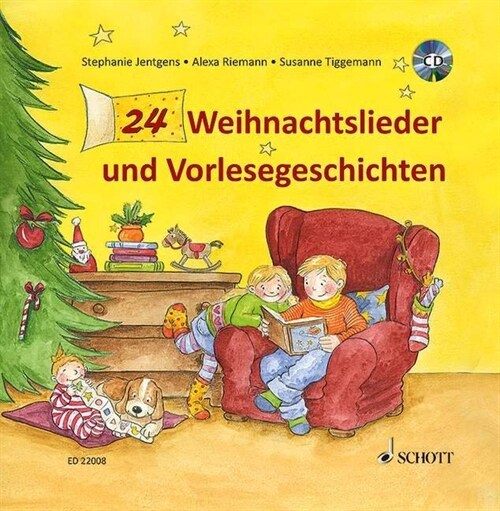 24 Weihnachtslieder und Vorlesegeschichten, m. Audio-CD (Paperback)