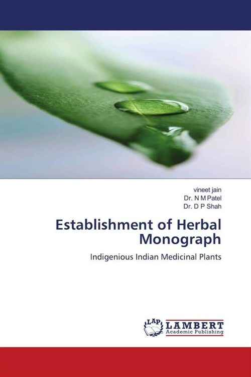 Establishment of Herbal Monograph (Paperback)