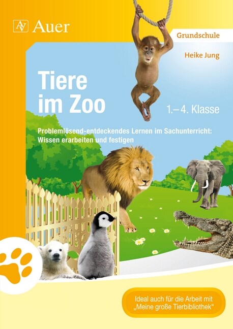 Tiere im Zoo, 1.-4. Klasse (Pamphlet)