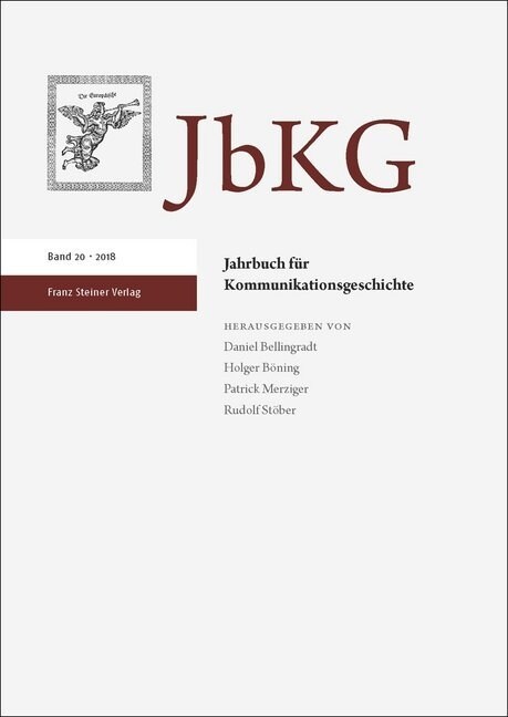 Jahrbuch fur Kommunikationsgeschichte 20 (2018) (Paperback)