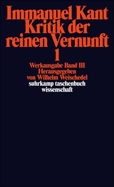 Kritik der reinen Vernunft, 2 Bde. Bd.3/4 (Paperback)