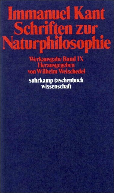 Schriften zur Naturphilosophie (Paperback)