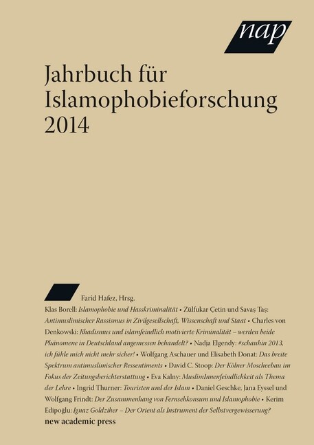 Jahrbuch fur Islamophobieforschung 2014 (Paperback)