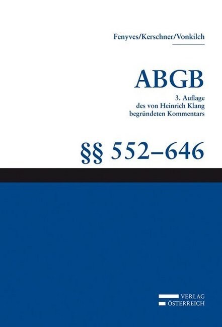 Großkommentar zum ABGB - Klang Kommentar (Hardcover)