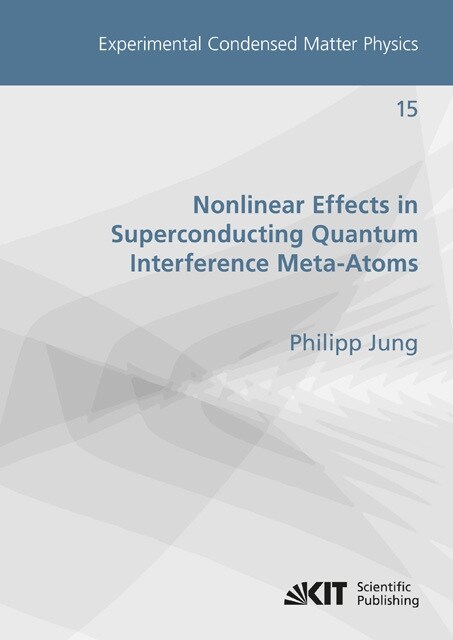 Nonlinear Effects in Superconducting Quantum Interference Meta-Atoms (Paperback)