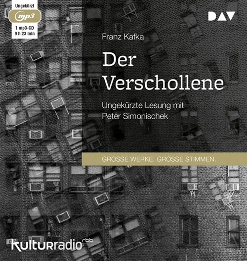 Der Verschollene, 1 MP3-CD (CD-Audio)