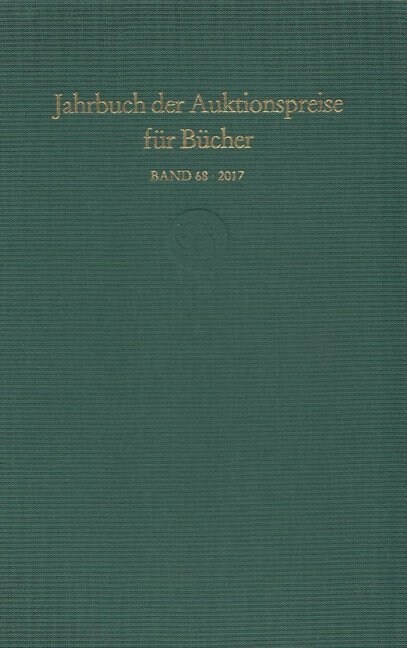 Jahrbuch der Auktionspreise fur Bucher, Handschriften und Autographen (Buch + DVD) (Hardcover)