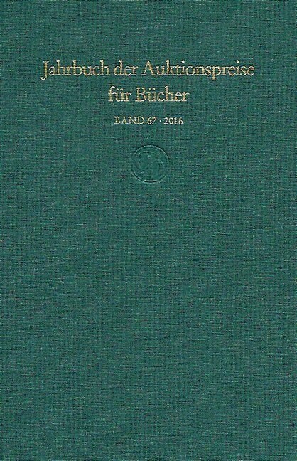 Jahrbuch der Auktionspreise fur Bucher, Handschriften und Autographen (Buch + DVD + Online) (Hardcover)