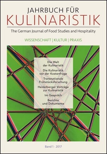 Jahrbuch fur Kulinaristik, Bd. 1 (2017) (Hardcover)