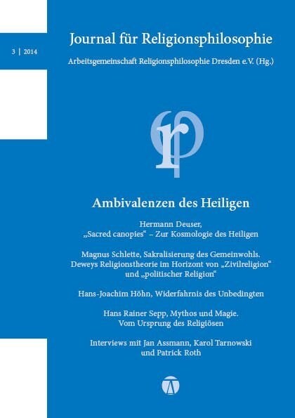 Journal fur Religionsphilosophie (Paperback)