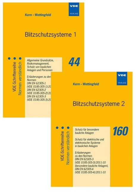 Blitzschutzsysteme, 2 Bde. (Paperback)