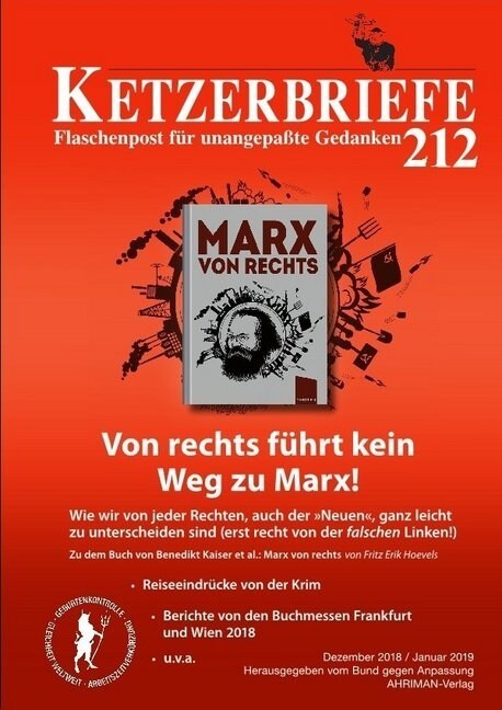 Von rechts fuhrt kein Weg zu Marx! (Paperback)