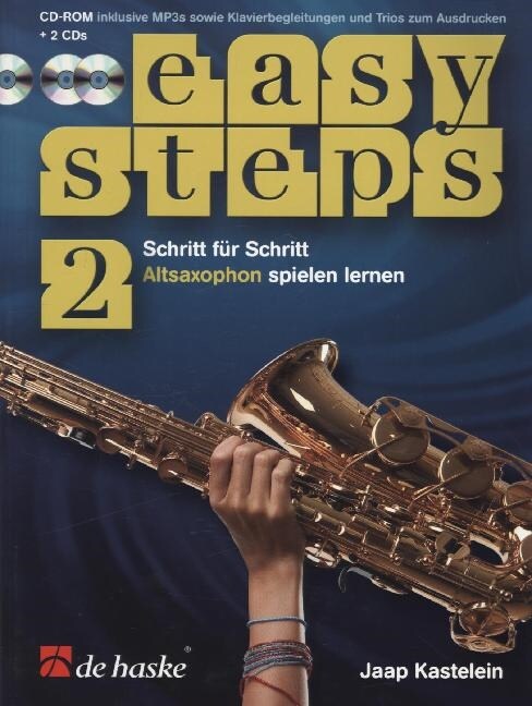 Easy Steps fur Altsaxophon, m. 2 Audio-CDs + CD-ROM. Vol.2 (Sheet Music)