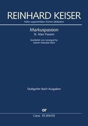 Markuspassion, Klavierauszug (Sheet Music)