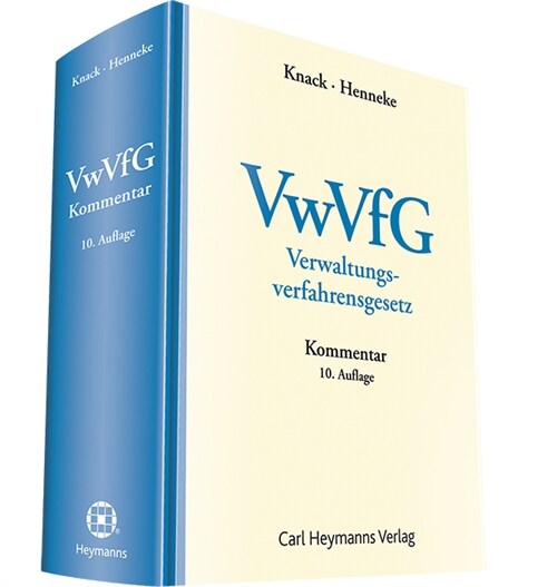 VwVfG, Verwaltungsverfahrensgesetz, Kommentar (Hardcover)