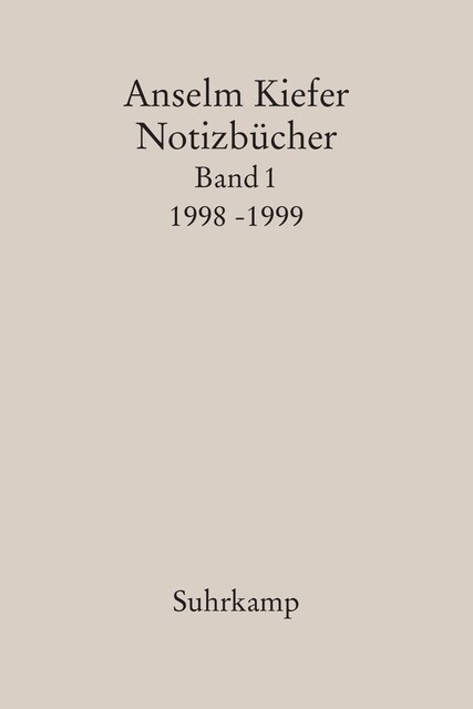 Notizbucher. Bd.1 (Paperback)