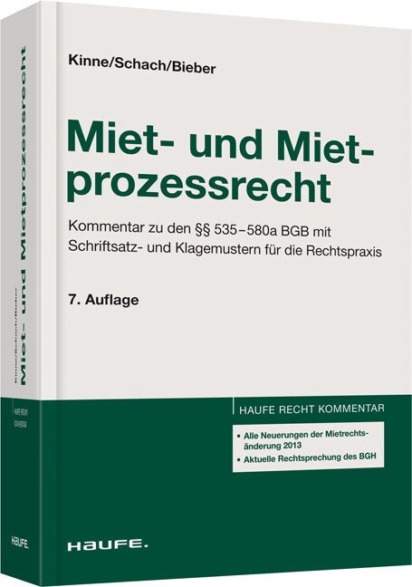 Miet- und Mietprozessrecht, Kommentar (Hardcover)