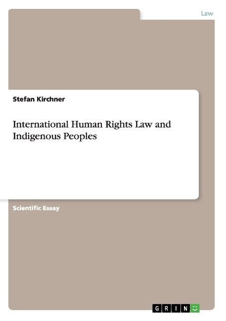 International Human Rights Law and Indigenous Peoples (Paperback)