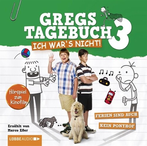 Gregs Tagebuch, Ich wars nicht!, Audio-CD (CD-Audio)