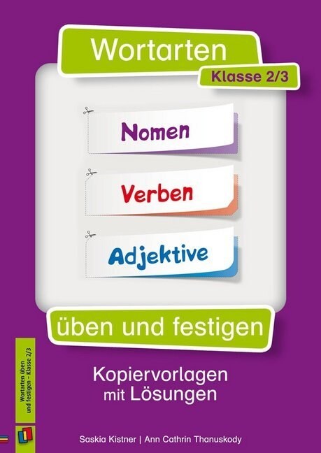 Wortarten uben und festigen - Klasse 2/3 (Pamphlet)