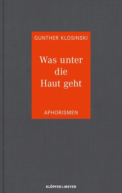 Was unter die Haut geht (Hardcover)