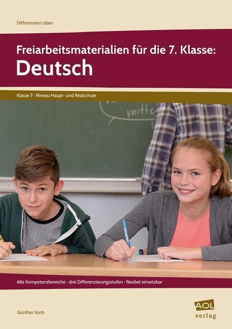 Freiarbeitsmaterialien fur die 7. Klasse: Deutsch (Paperback)