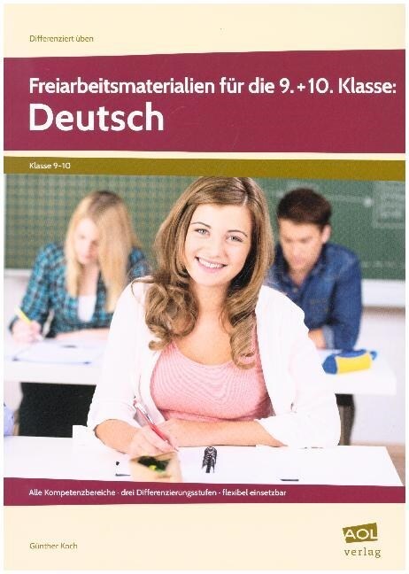 Freiarbeitsmaterialien fur die 9.+10. Klasse: Deutsch (Paperback)