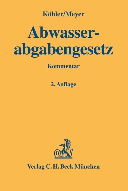 Abwasserabgabengesetz (AbwAG), Kommentar (Hardcover)