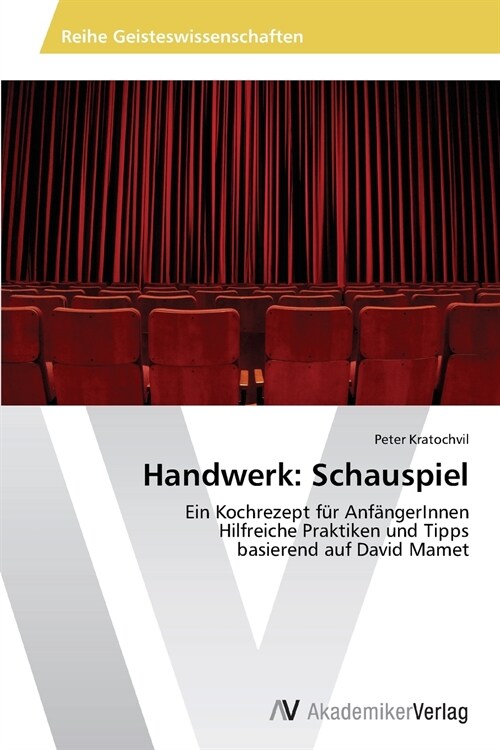 Handwerk: Schauspiel (Paperback)