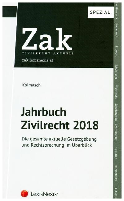 Jahrbuch Zivilrecht 2018 (Paperback)