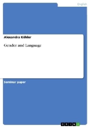 Gender and Language (Paperback)