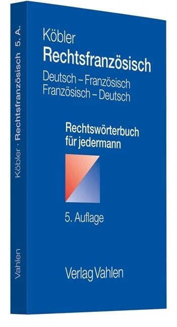 Rechtsfranzosisch, Deutsch-Franzosisch/Franzosisch-Deutsch (Paperback)