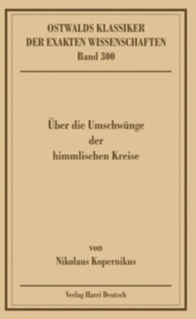 Uber die Umschwunge der himmlischen Kreise (Paperback)