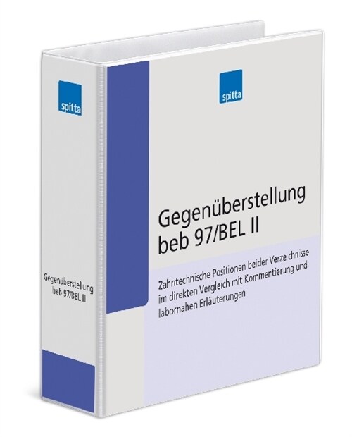 Gegenuberstellung beb 97/BEL II (Loose-leaf)