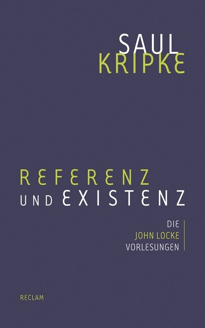 Referenz und Existenz (Paperback)