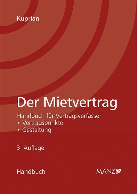 Der Mietvertrag  (f. Osterreich) (Hardcover)