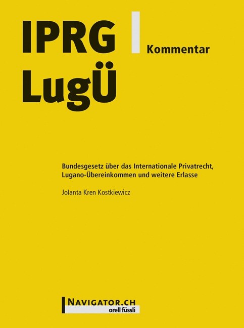 IPRG/LugU Kommentar (f. d. Schweiz) (Hardcover)